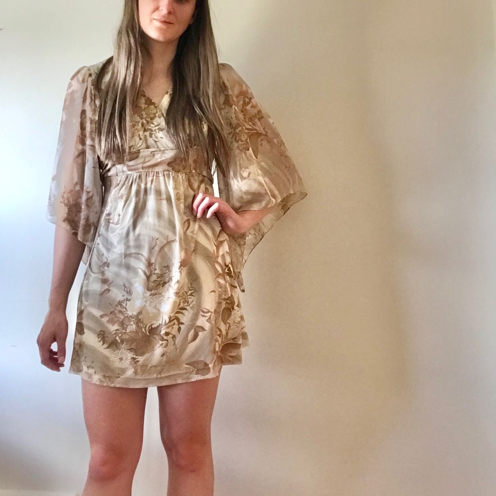Vintage 60’s Angel Wing Dress